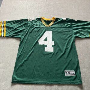 Vintage Brett Favre Green Bay Packers Jersey Men 54 XXL Starter 1990s USA NFL